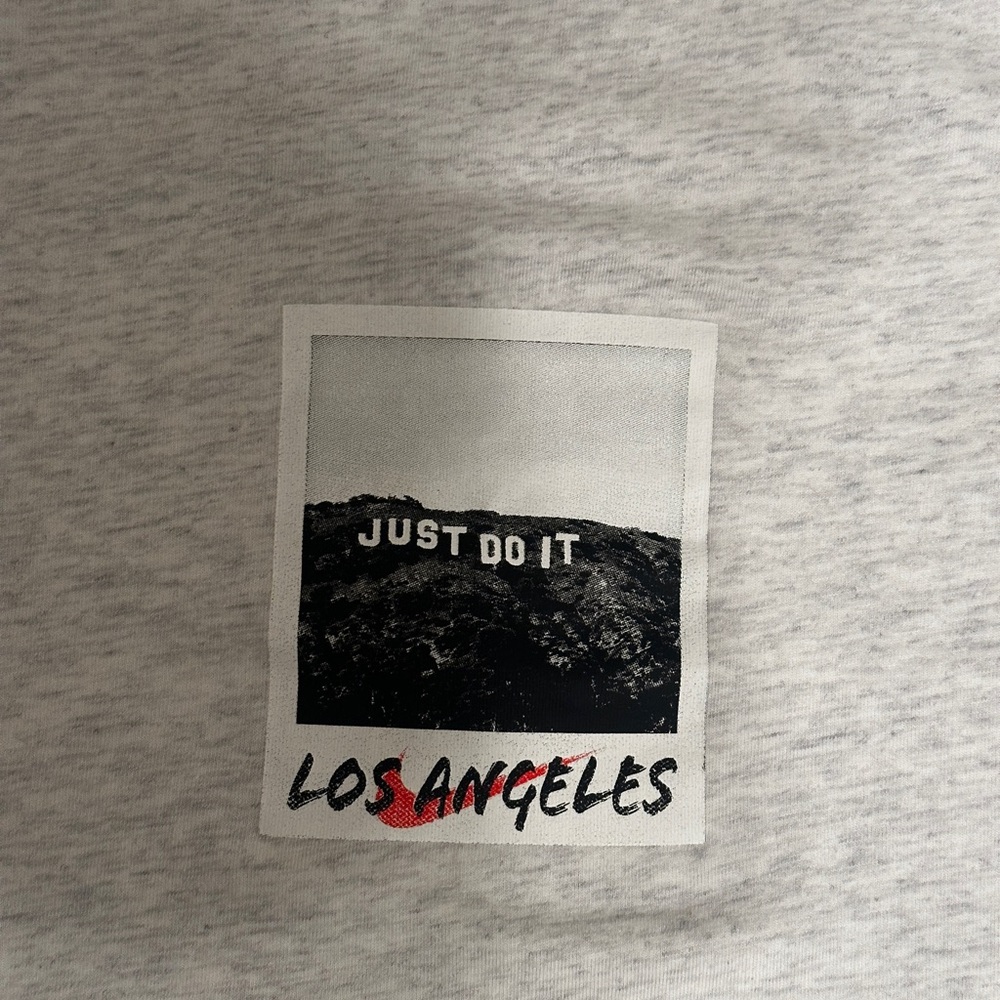 Nike Just Do It Heather Gray Los Angeles Tee - S - Picture 2 of 4